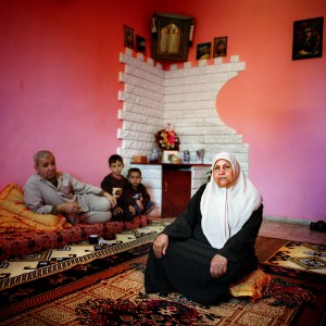 Familia de palestinos, 2008. @Alfredo Cáliz
