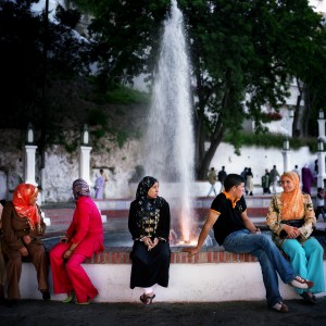 Plaza en la ciudad de Tetuán, Marruecos, 2008. @Alfredo Cáliz