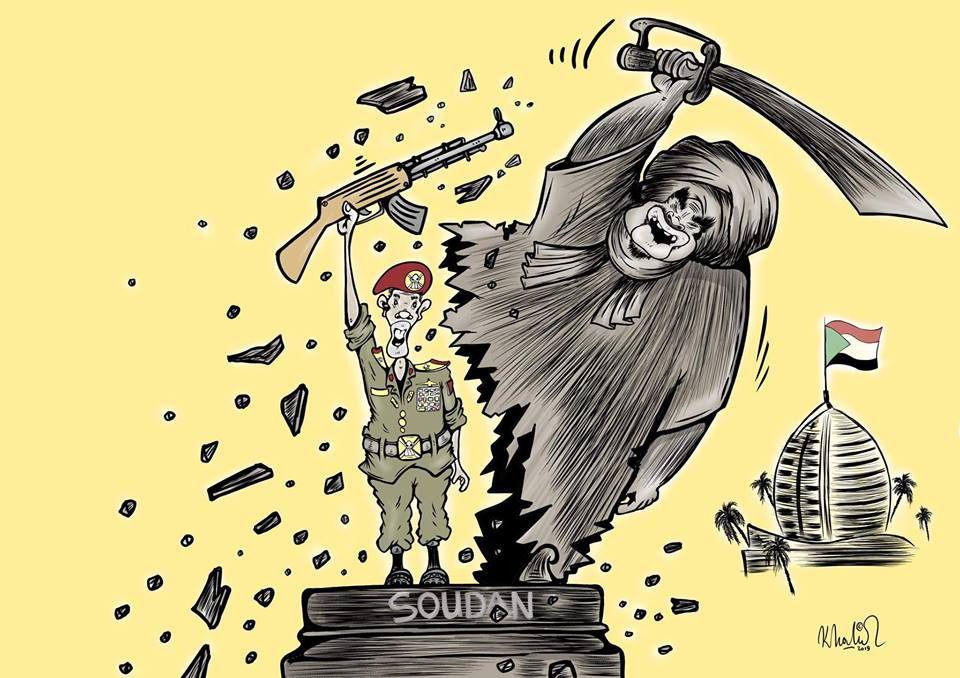 Viñeta de Jáled Gueddar (Marruecos)