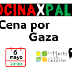 No te olvides de Gaza. Cena solidaria