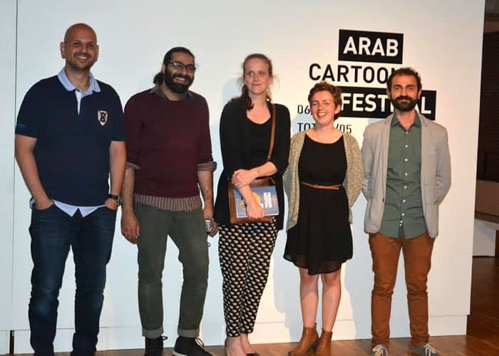 Primer Festival de Caricatura Árabe de Bélgica: guerra y exilio