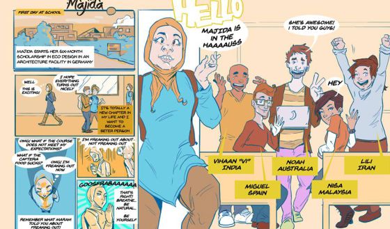 El cómic también habla árabe