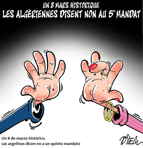 El 8M en Argelia, Ali Dilem, Libération, 08.03.2019