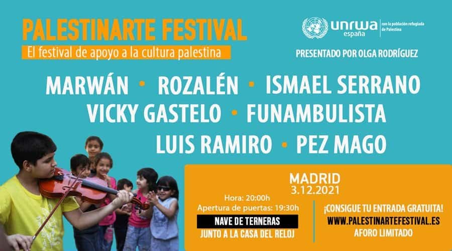 Concierto solidario en streaming: Palestinarte