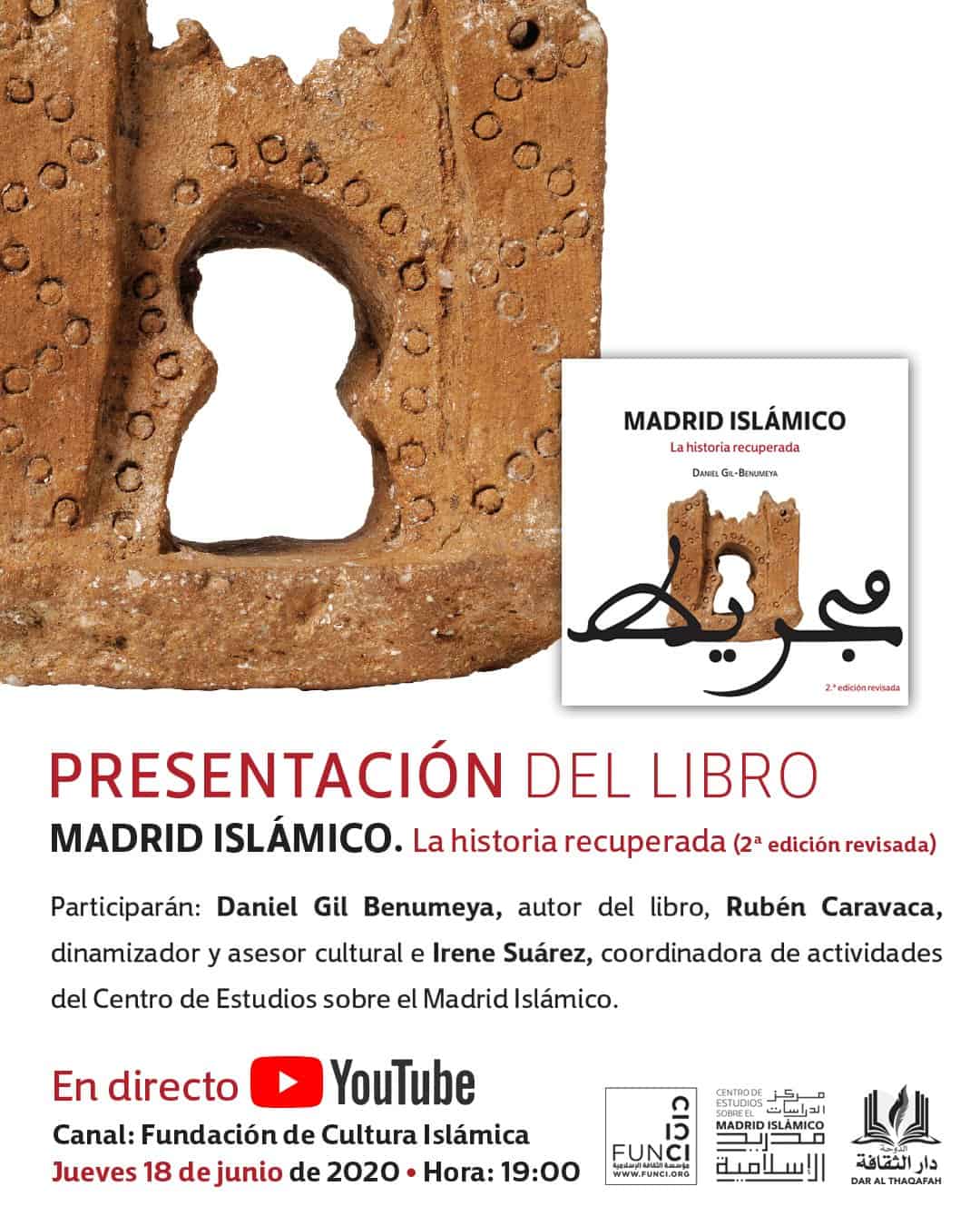 Presentación online del libro "Madrid islámico, la historia recuperada"