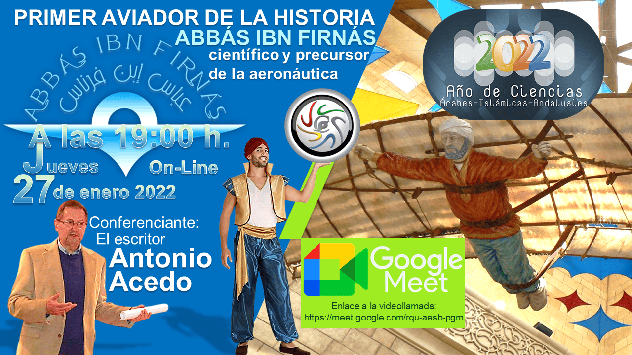 Charla online: "Abbás Ibn Firnás, primer aviador de la historia"
