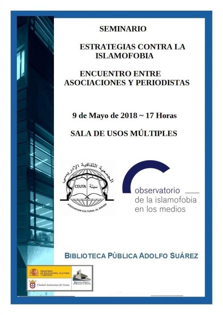 Ceuta: Seminario Estategias contra la islamofobia. Encuentro entre asociaciones y periodistas