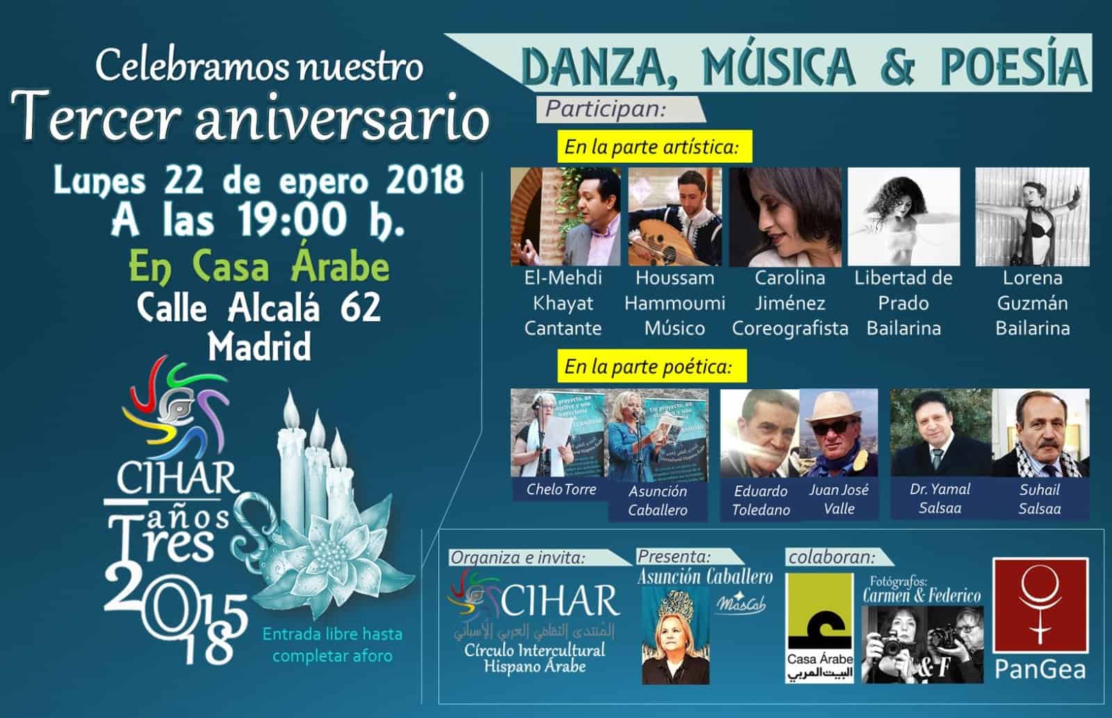 Tercer aniversario del Círculo Intercultural Hispano Árabe