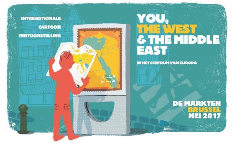 Inauguración de la exposición de viñetas You, the West and the Middle East