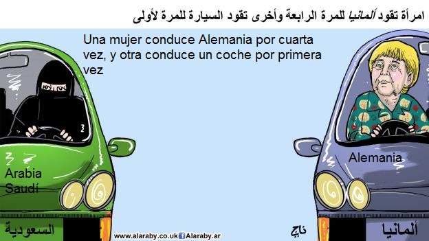 La mujer ya puede conducir por primera vez, Al Nayi Benayi, Al Arabi al Yadid, 29.09.2017