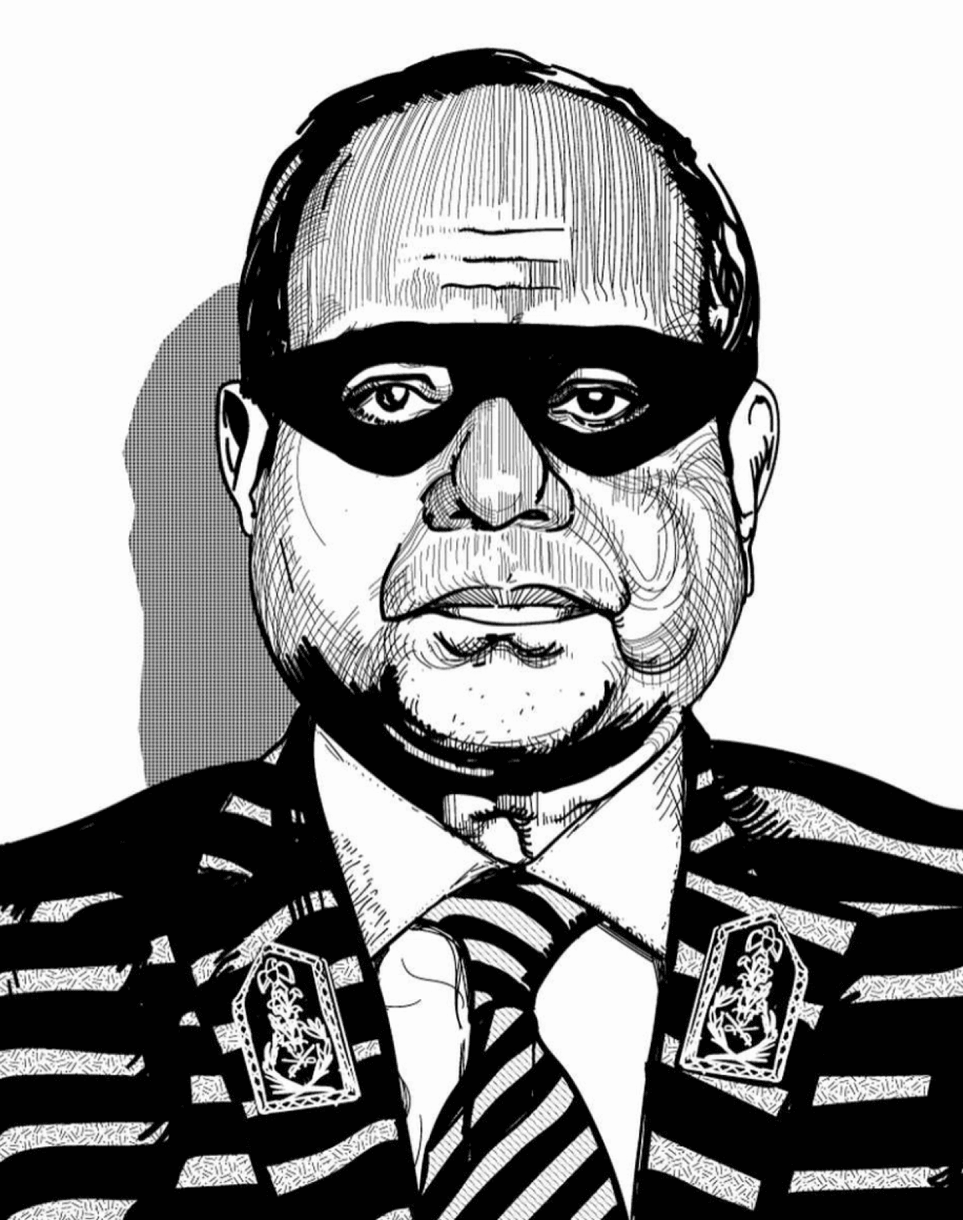 Las protestas en Egipto: cómo una caricatura de Al Sisi caracterizado de ladrón se convierte en la cara del movimiento
