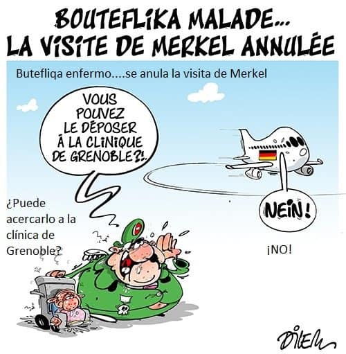 Merkel suspende su visita a Argelia, Ali Dilem, 21.02.2017