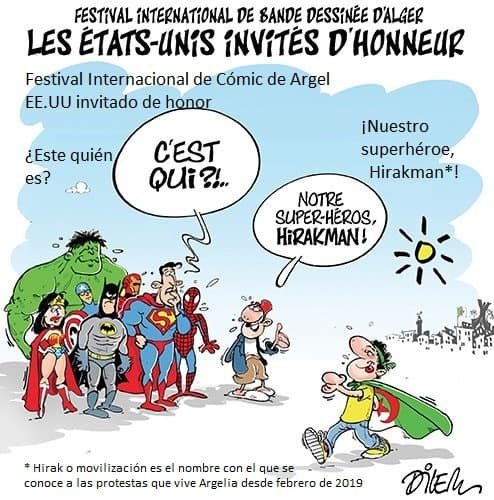 Arranca el FIBDA, el festival de cómic más importante de la región, Ali Dilem, Liberté, 01.10.2019