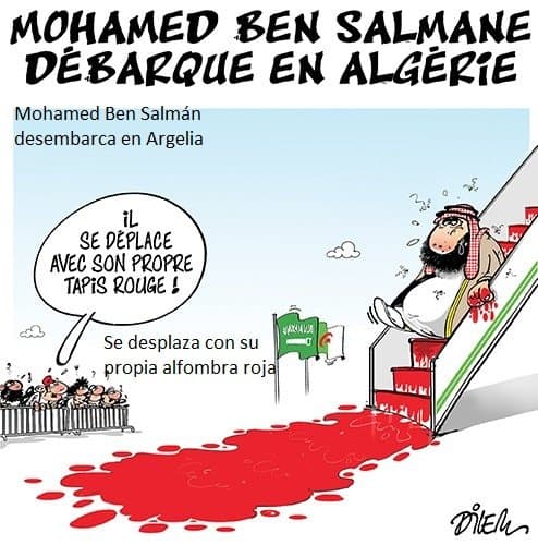 El heredero saudí de visita en Argelia, Ali Dilem, Liberté, 02.12.2018