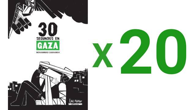 "30 segundos en Gaza" para asociaciones y librerías amigas