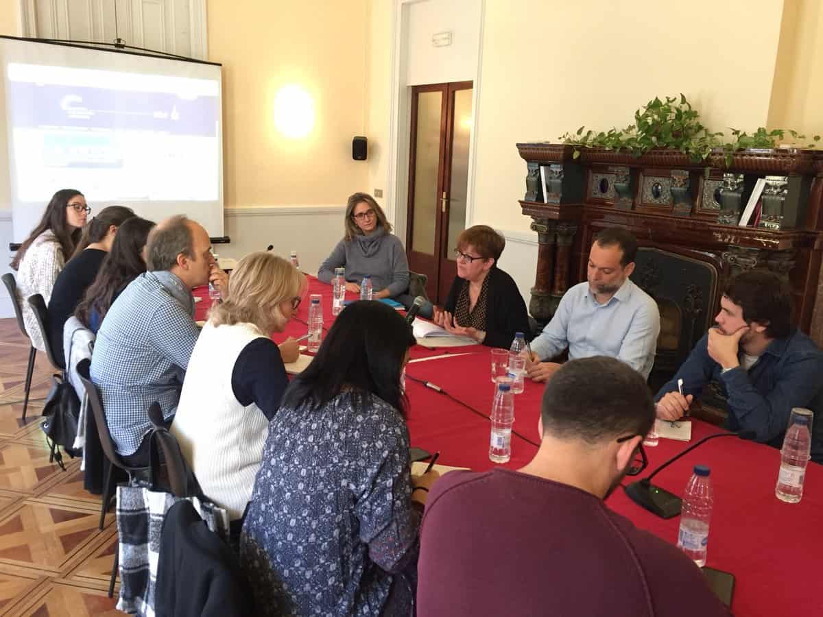Presentación en el Col.legi de Periodistes de Catalunya de un estudio sobre la cobertura del 17A