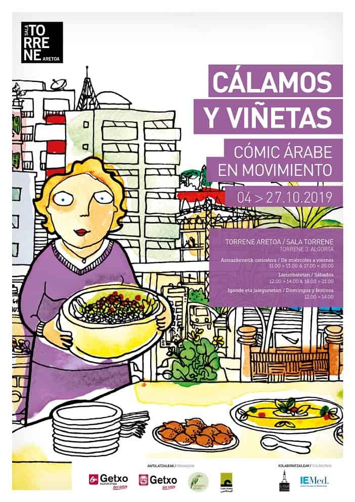 "Cálamos y viñetas. Cómic árabe en movimiento" llega a Getxo