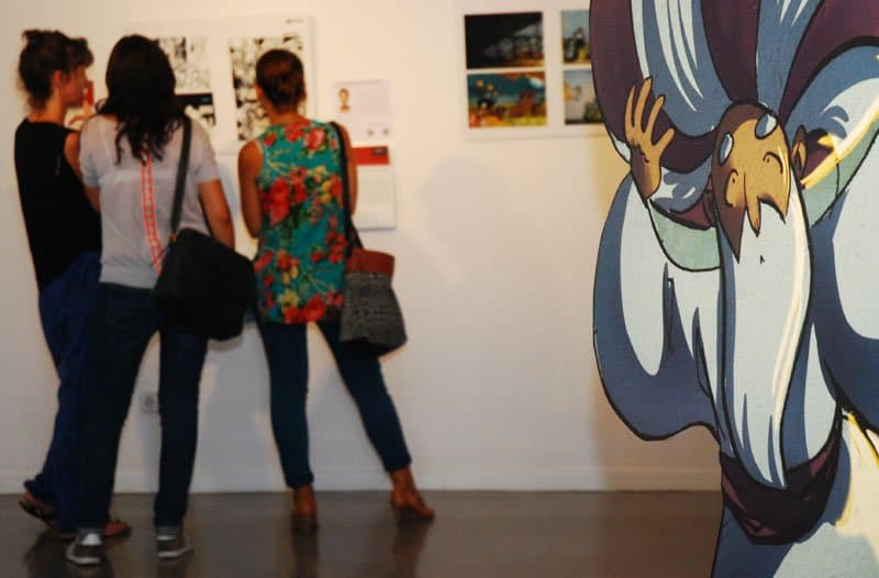 Inauguración de la exposición Cálamo y Viñetas: Cómic árabe en movimiento en Barcelona