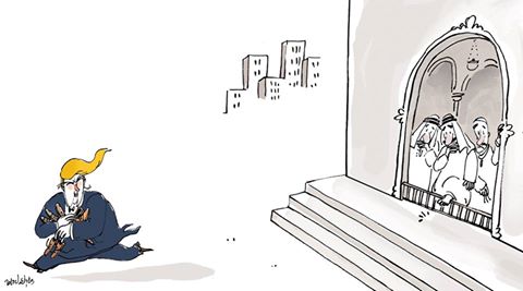 Trump visita Arabia Saudí, Doaa Eladl, 23.05.2017