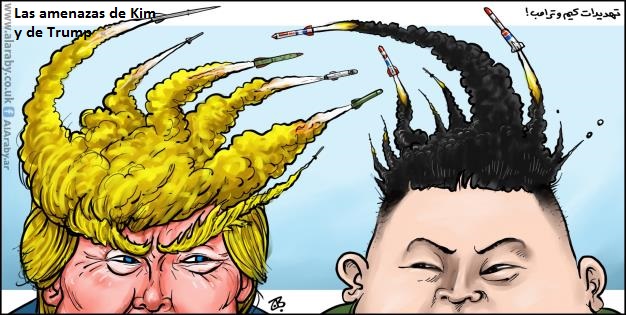 Las amenazas de Kim y de Trump, Emad Hayyach, 18.04.2017, Al Arabi al Yadid