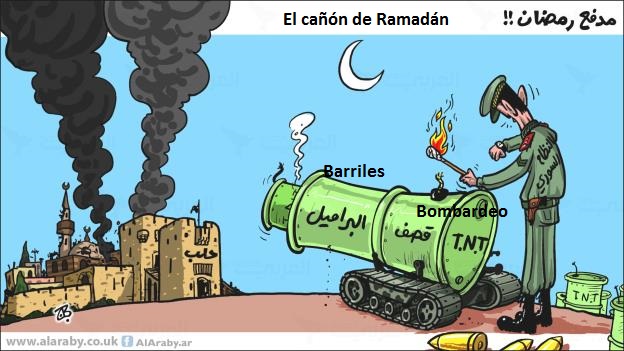 Los cañones de Ramadán en Siria, Emad Hayyach, 09.06.2016, Al Arabi al Yadid