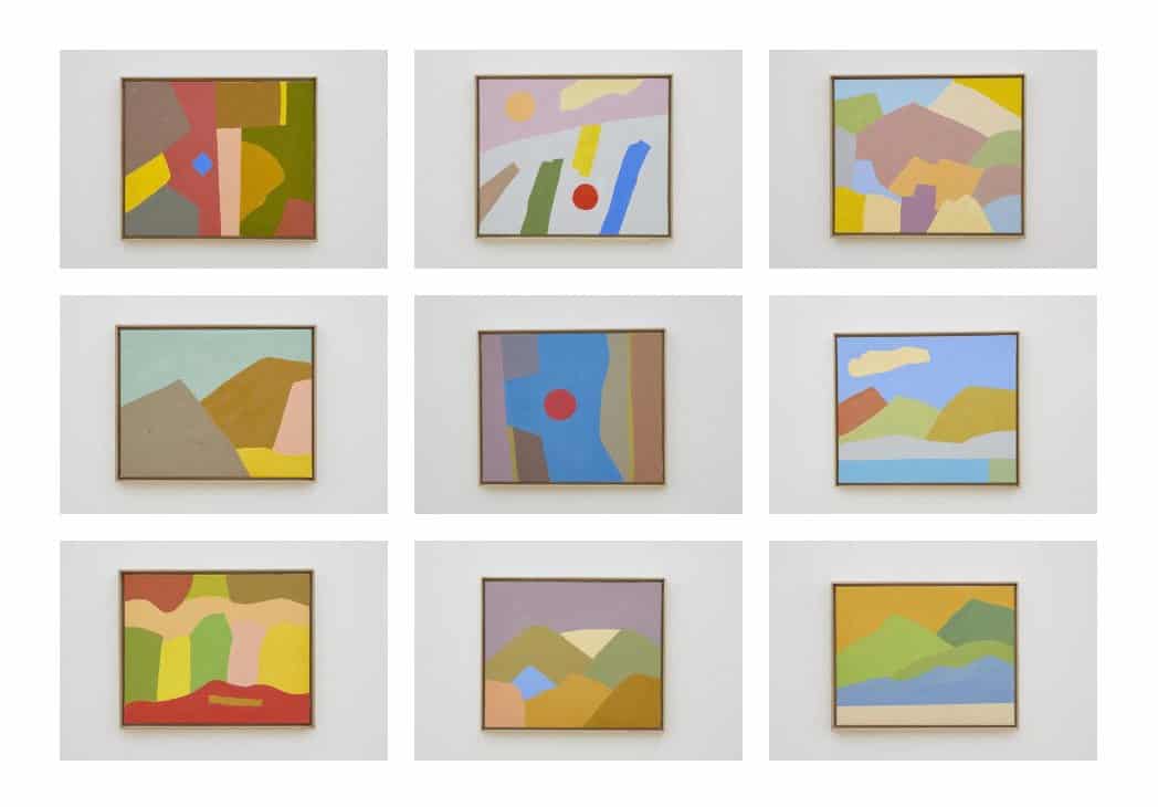 Sol y mar de Etel Adnan: en el recuerdo