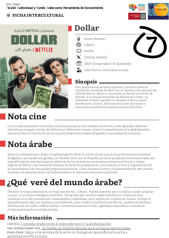 Ficha FAMA: "Dollar"