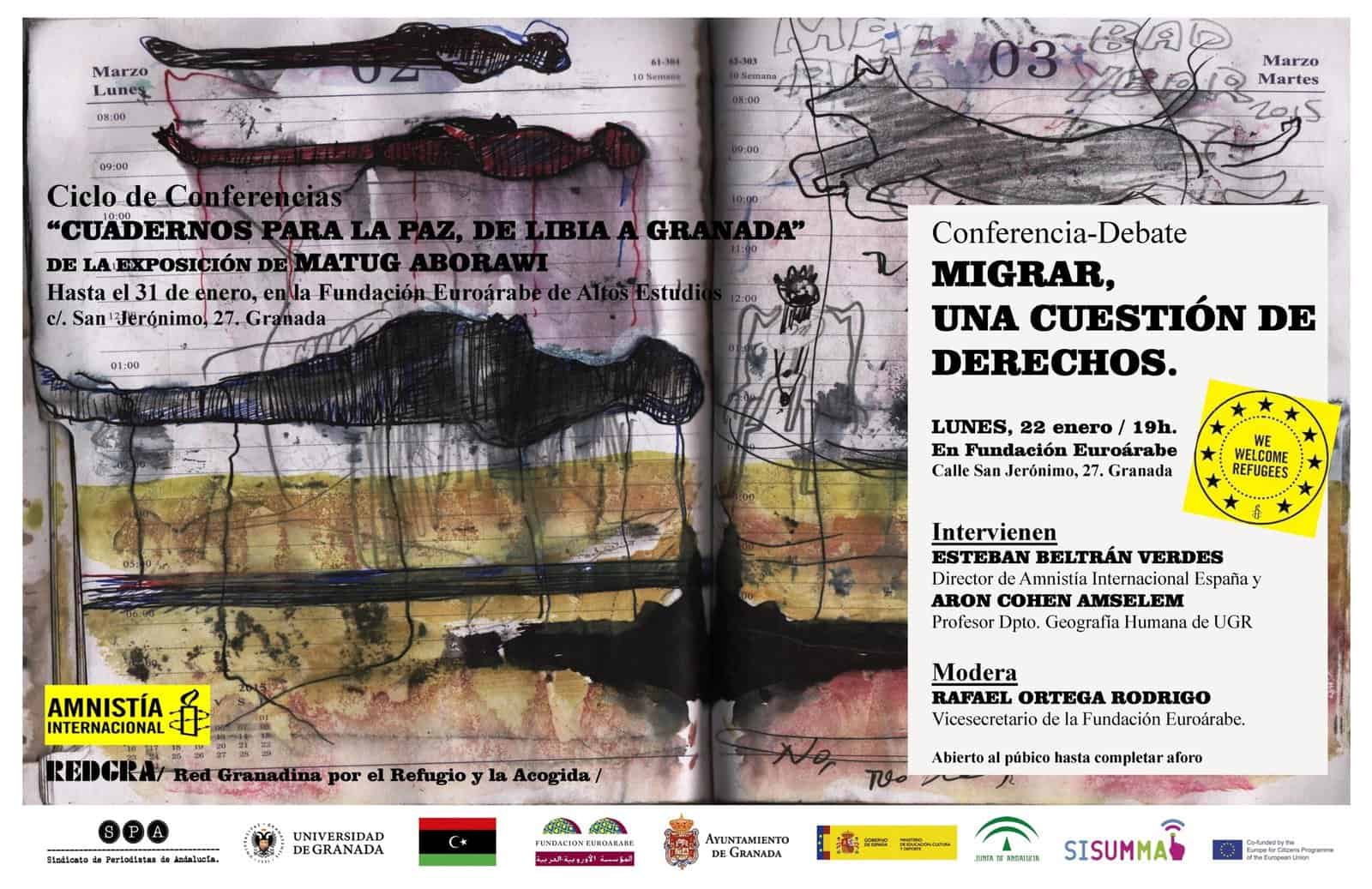 Conferencias del ciclo "Cuadernos para la paz, de Libia a Granada"