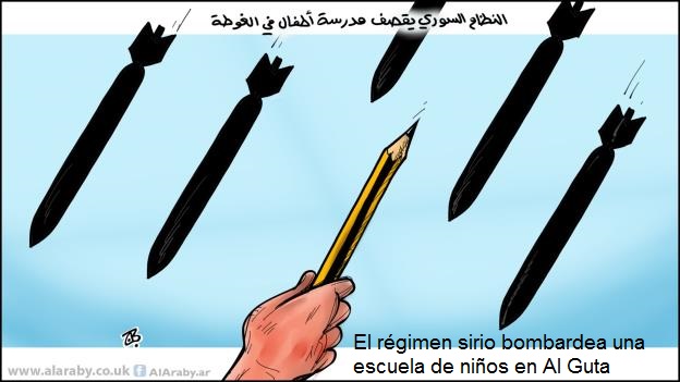 Prosiguen los bombardeos del régimen sirio contra civiles, Emad Hayyach, Al Arabi al Yadid, 02.11.2017