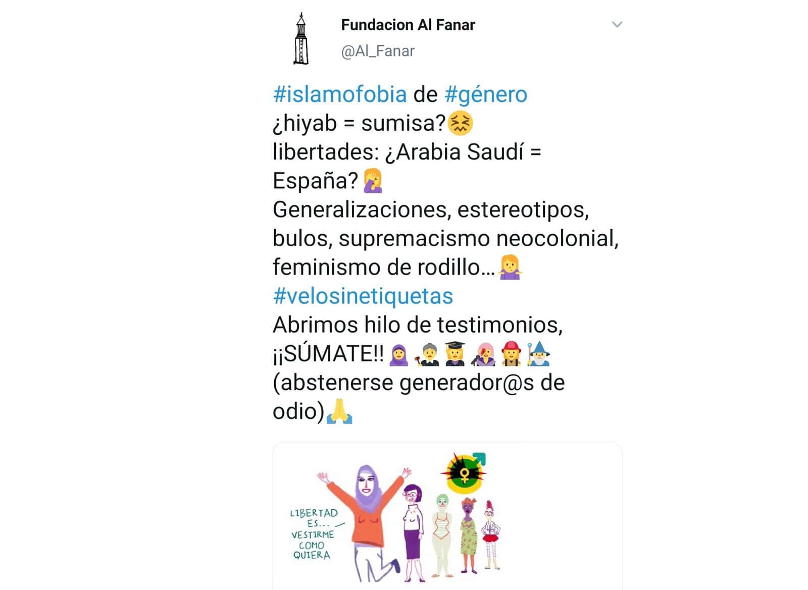Hilo de testimonios y reflexiones académicas sobre las mujeres musulmanas 