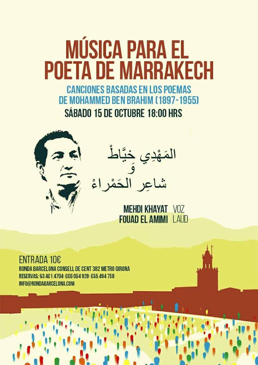Música para el poeta de Marrakech, Mohammed Ben Brahim, en Barcelona