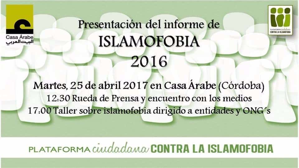 Presentación del Informe de Islamofobia 2016