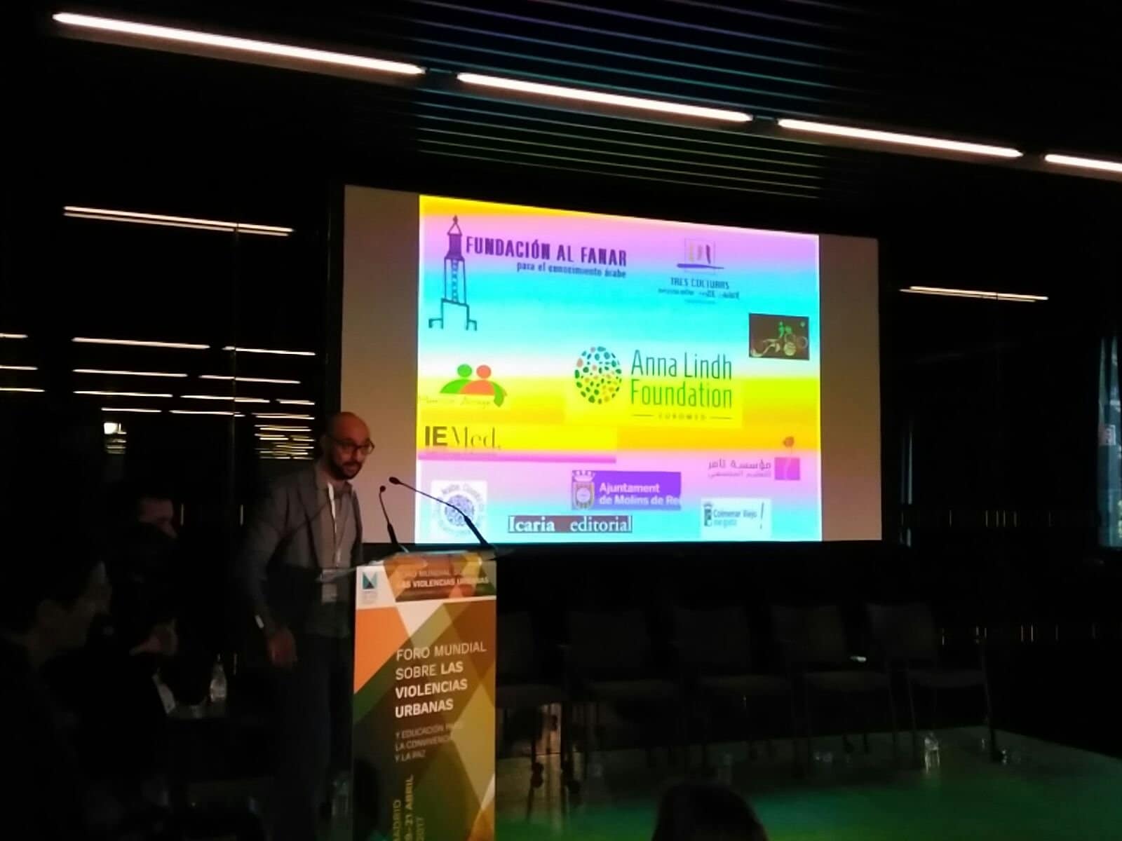 La Fundación Al Fanar participa en el I Foro Mundial sobre las Violencias Urbanas y Educación para la Convivencia y la Paz (Madrid, 19-21 de abril)