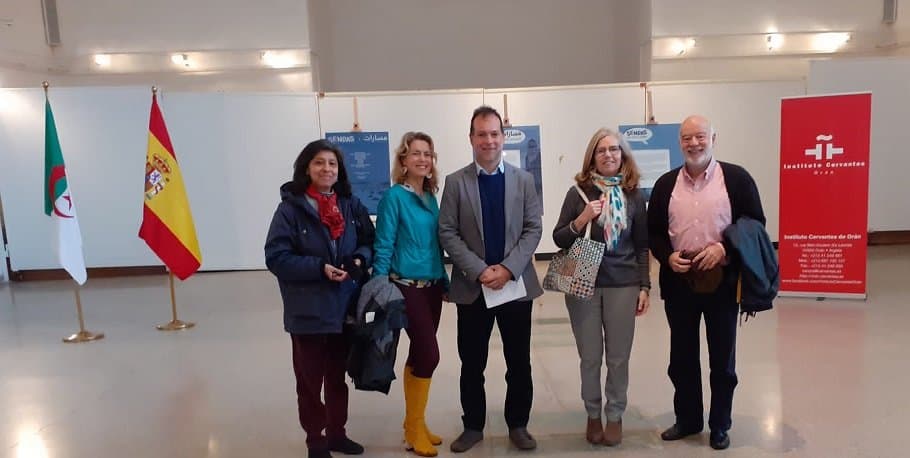 Inauguración de la exposición 'Sendas del cómic español' en Orán