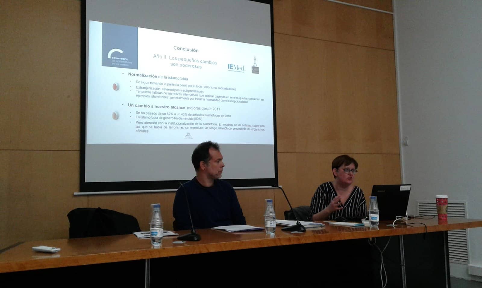 Presentación del último informe anual del Observatorio de la Islamofobia en los Medios