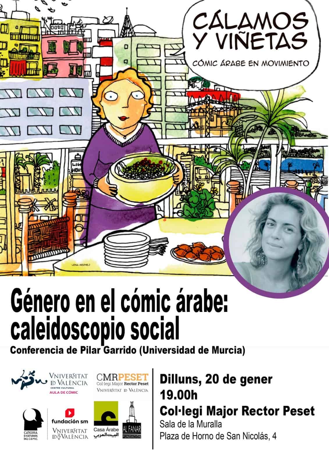 Conferencia 'Género en el cómic árabe: caleidoscopio social'