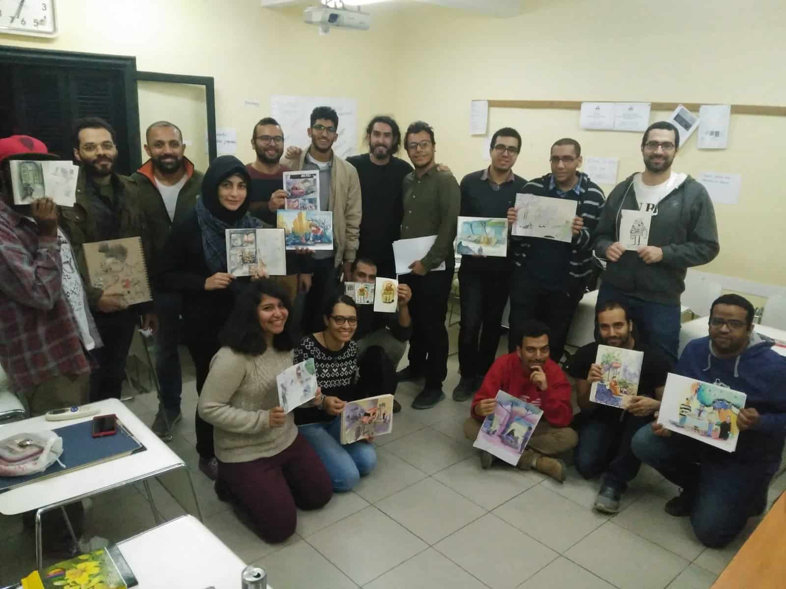 Al Fanar organiza en El Cairo el taller de cómic "Cálamo" con el dibujante Manu Ripoll