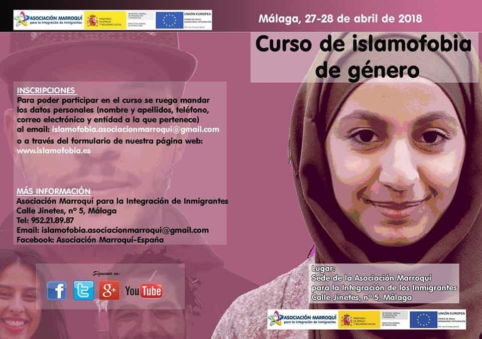 Curso de islamofobia de género el 27 y 28 de abril en Málaga