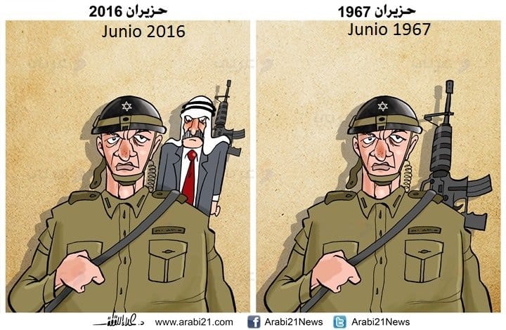 Conmemoración de la derrota en la guerra de los seis días, Alaa al Lagta, 06.06.2016, Arabi 21