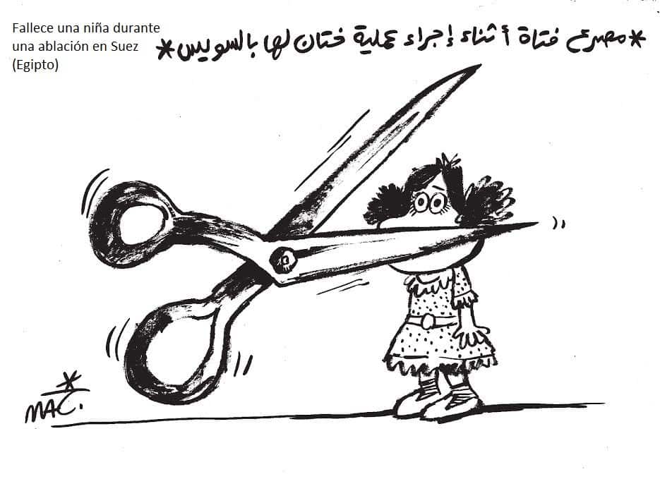 Esta semana ha muerto otra niña egipcia durante una ablación, Majluf, 31.05.2016, Al Masri al Yaum