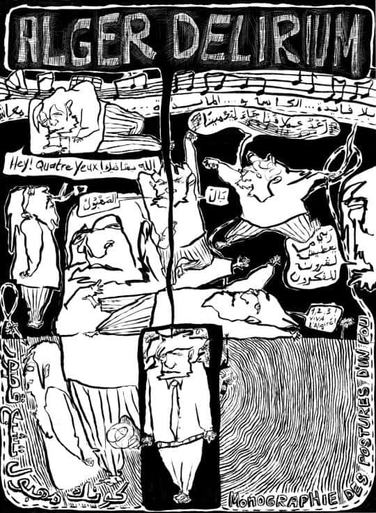 Nawell Louerrad, una artista de cómic argelina
