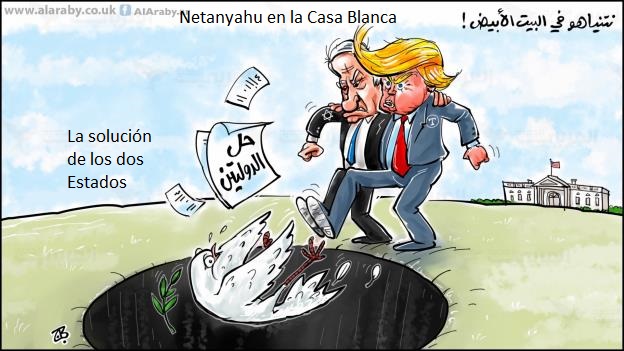 Netanyahu visita hoy la Casa Blanca, Emad Hayyach, 15.02.2017, Al Arabi al Yadid