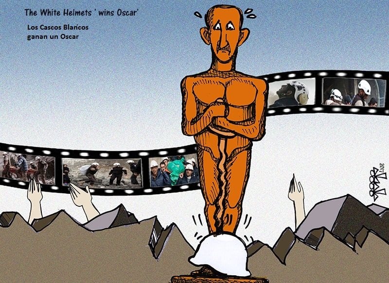 Los Cascos Blancos se hacen con un Oscar, Hasán Bleibel, 27.02.2017