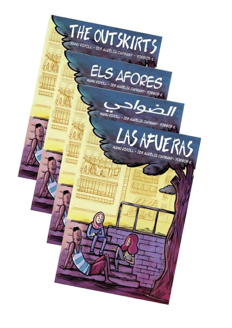 El cómic "Las Afueras", disponible en cuatro idiomas