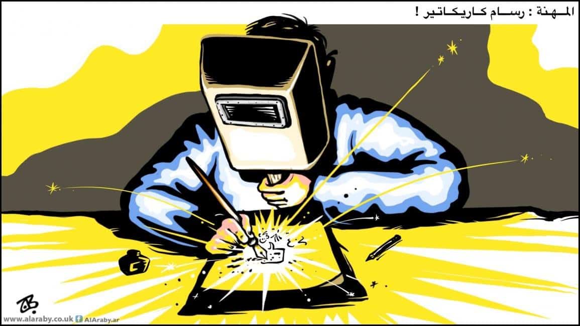La detención del caricaturista jordano Emad Hayyach o un nuevo golpe a la libertad de expresión