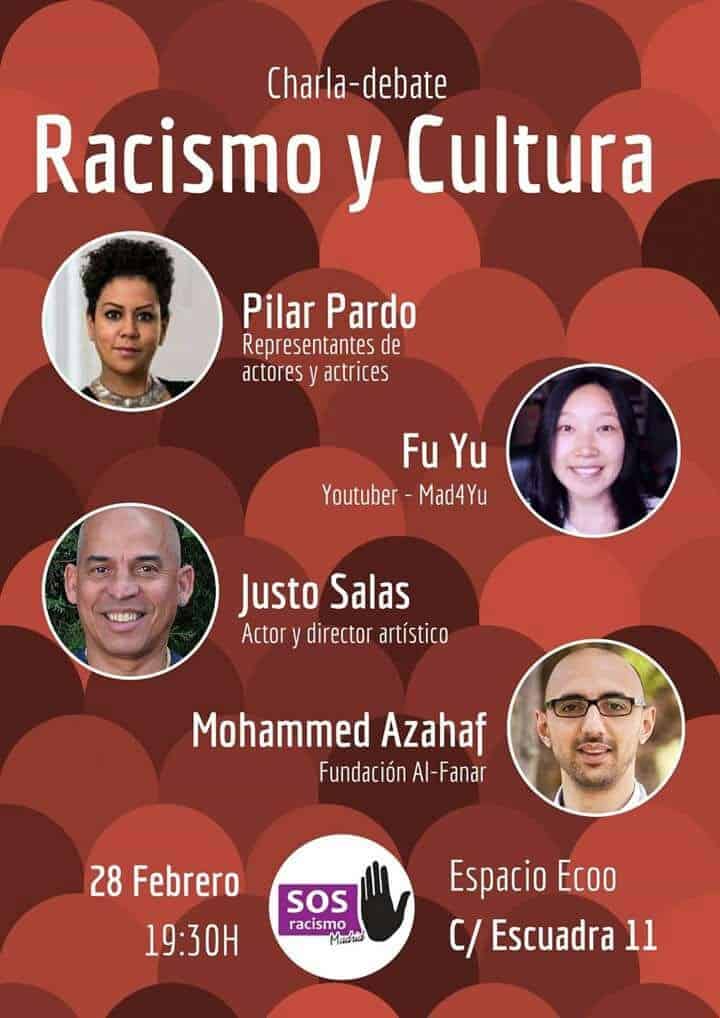 La Fundación Al Fanar participa en una charla-debate sobre racismo y cultura  el 28 de febrero