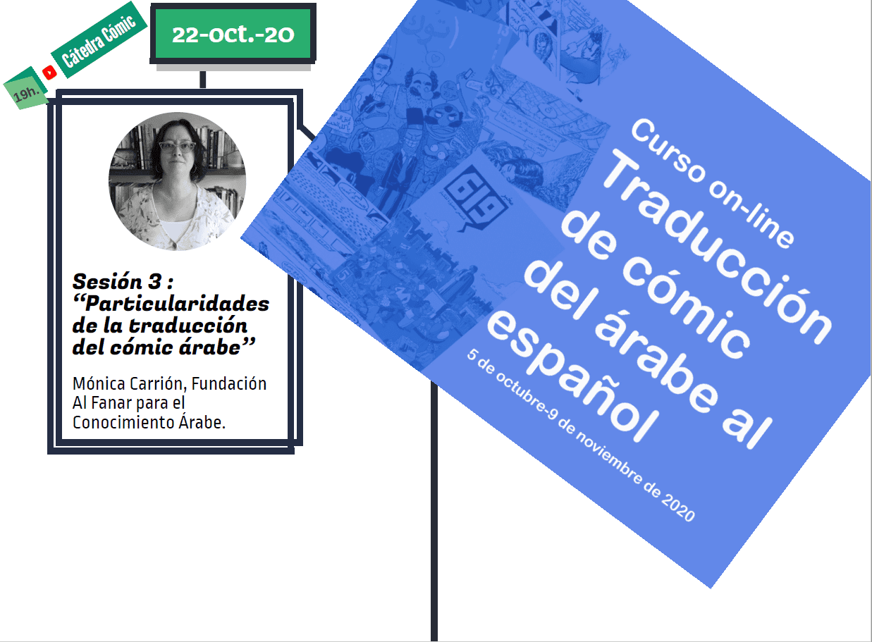 Sesión 3 del 'Curso de traducción de cómic del árabe al español': Particularidades de la traducción del cómic árabe