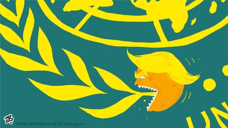 Trum arrasa la Asamblea General de la ONU, Emad Hayyach, Al Arabi al Yadid, 26.09.2018
