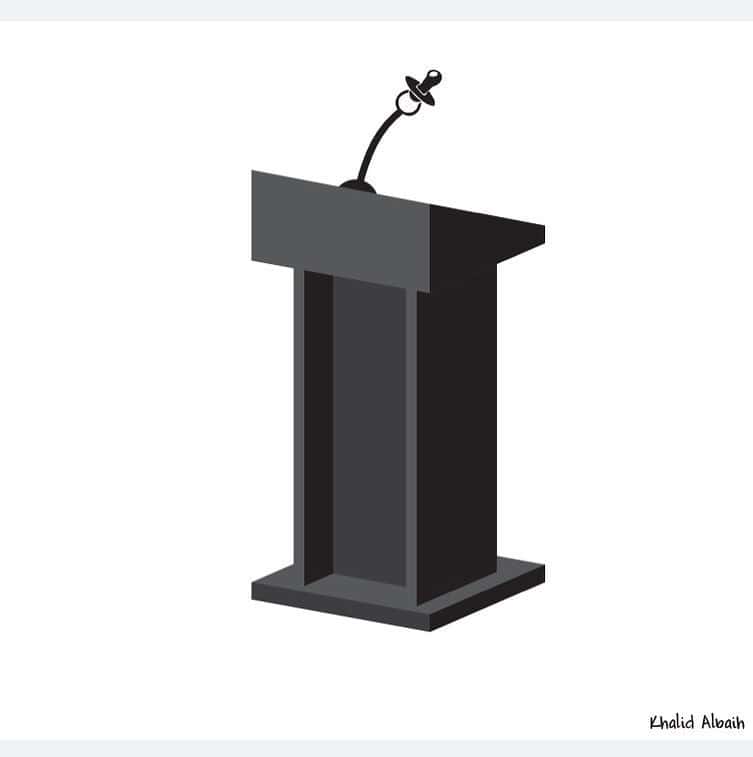 Trump, el bebé-presidente, Jáled al Baih, 09.01.2018