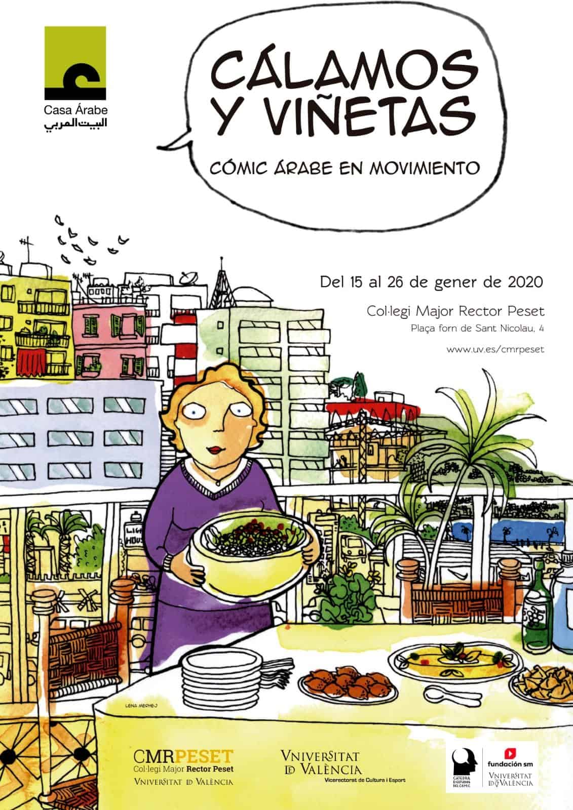 Llega a Valencia la exposición "Cálamos y viñetas. Cómic árabe en movimiento"